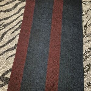 Dior Striped Scarf in Red and Green/Black